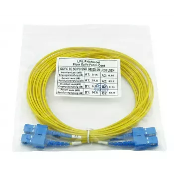 BlueOptics SFP3232BU3MK Cable de fibra óptica InfiniBand 3 m SC Amarillo