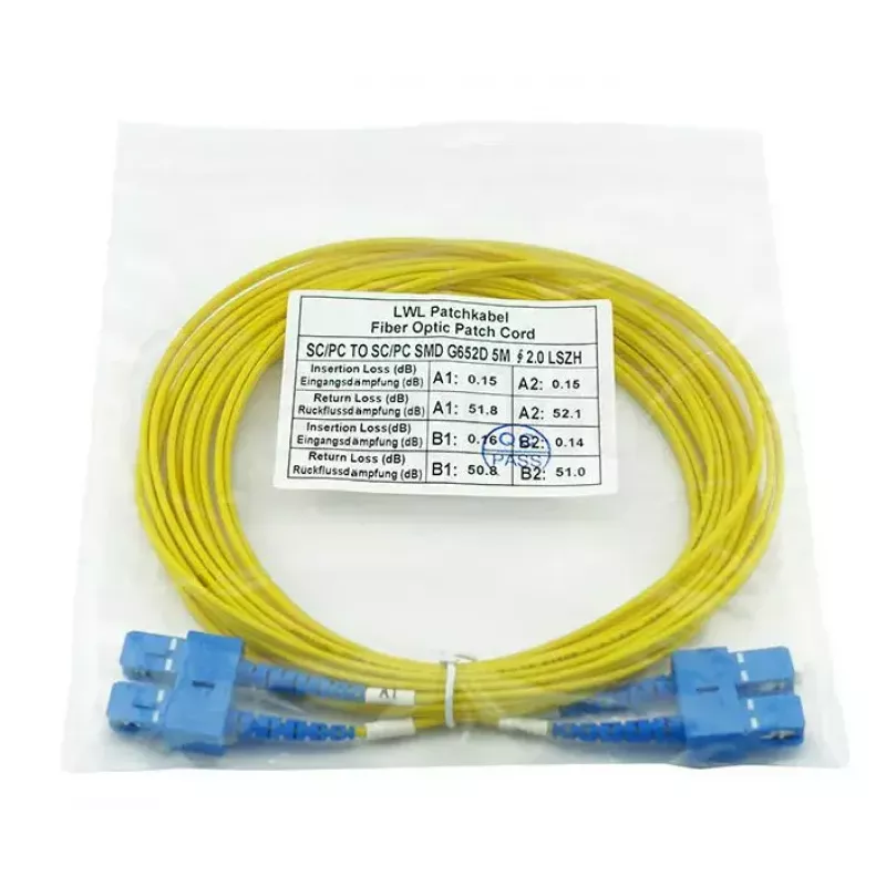 BlueOptics SFP3232BU3MK Cable de fibra óptica InfiniBand 3 m SC Amarillo
