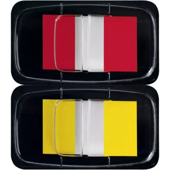 Marcapáginas Sigel HN496 Flexible Rojo Amarillo 100 uds.