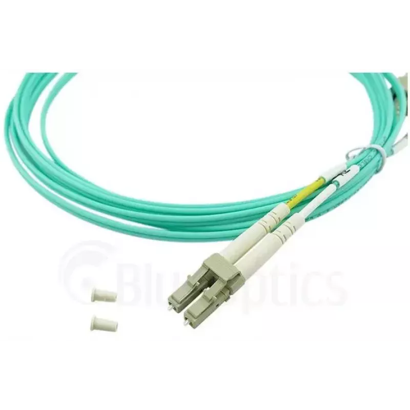 BlueOptics 050502T512000003M-BO Cable de conexión de fibra óptica dúplex (compatible con Corning), LC-UPC/LC-UPC, multimodo OM3 50/125 µm, 3 m