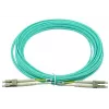 BlueOptics 050502T512000003M-BO Cable de conexión de fibra óptica dúplex (compatible con Corning), LC-UPC/LC-UPC, multimodo OM3 50/125 µm, 3 m