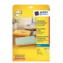 Etiquetas de impresora transparentes Avery J4721-25
