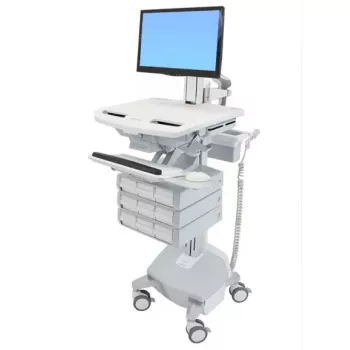 Carro multimedia Ergotron StyleView aluminio gris blanco