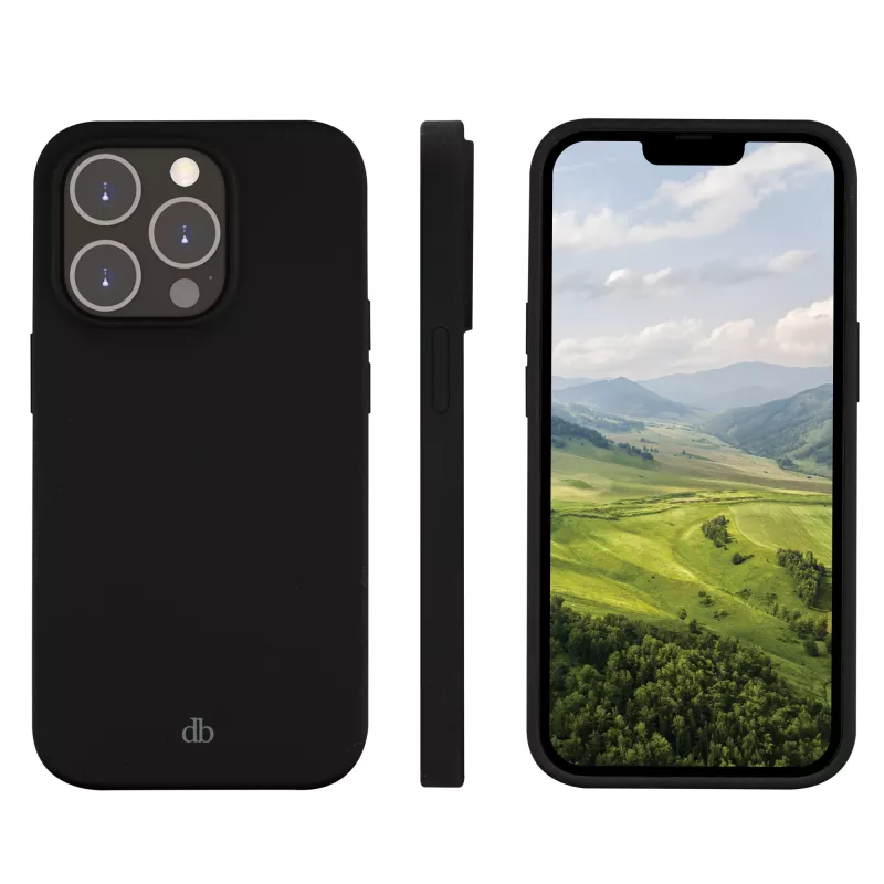 Funda protectora dbramante1928 Costa Rica para iPhone 14 Pro Max – negra, compatible con 6,7