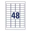 Etiqueta de impresora autoadhesiva AVERY L4736REV-65 blanca 4,57x2,12 cm