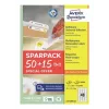 Etiqueta de impresora autoadhesiva AVERY L4736REV-65 blanca 4,57x2,12 cm