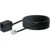 Cable de red Schwaiger 10m RJ-11 - RJ-11 negro
