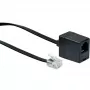 Cable de red Schwaiger 10m RJ-11 - RJ-11 negro