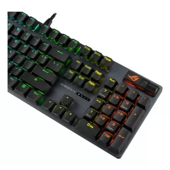 Teclado mecánico gaming ASUS ROG Strix Scope II X — tamaño completo, USB, RGB, distribución suiza, negro