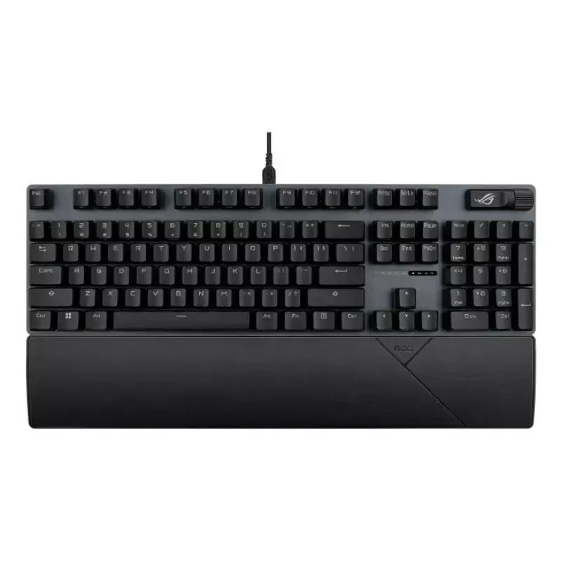 Teclado mecánico gaming ASUS ROG Strix Scope II X — tamaño completo, USB, RGB, distribución suiza, negro
