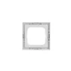 Placa embellecedora para interruptor Busch-Jaeger 1721-884K, sin tornillos, blanco, termoplástico, 80 × 80 × 11 mm