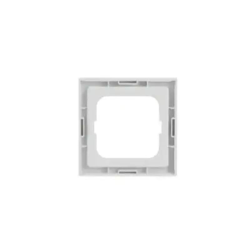Placa embellecedora para interruptor Busch-Jaeger 1721-884K, sin tornillos, blanco, termoplástico, 80 × 80 × 11 mm
