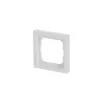 Placa embellecedora para interruptor Busch-Jaeger 1721-884K, sin tornillos, blanco, termoplástico, 80 × 80 × 11 mm