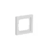 Placa embellecedora para interruptor Busch-Jaeger 1721-884K, sin tornillos, blanco, termoplástico, 80 × 80 × 11 mm