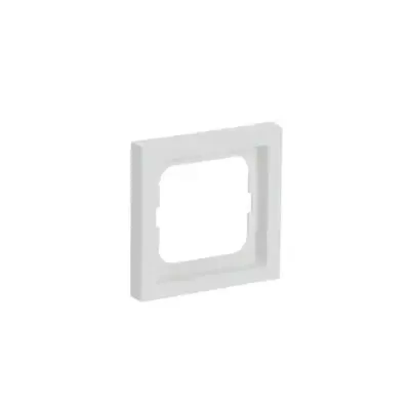Placa embellecedora para interruptor Busch-Jaeger 1721-884K, sin tornillos, blanco, termoplástico, 80 × 80 × 11 mm