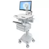 Carro multimedia Ergotron StyleView aluminio gris blanco