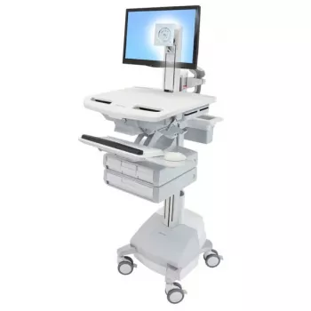 Carro multimedia Ergotron StyleView aluminio gris blanco