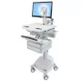 Carro multimedia Ergotron StyleView aluminio gris blanco