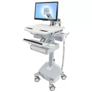 Carro multimedia Ergotron StyleView aluminio gris blanco