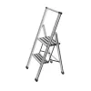 Escalera doméstica Wenko 601011100 escalera de peldaños plegable diseño aluminio 2 peldaños