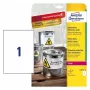 Etiqueta de impresora autoadhesiva Avery L4775-8