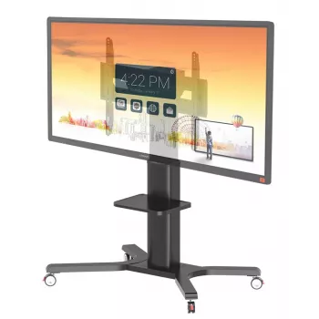 Soporte de monitor / pie Peerless PR598-M 2,49 m (98 inch) de suelo negro
