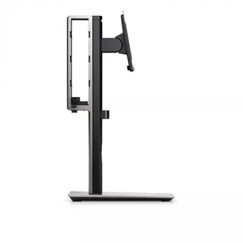 Dell MFS18 Soporte Micro Form Factor All-in-One, 19-27 pulgadas, regulable en altura, negro/plata