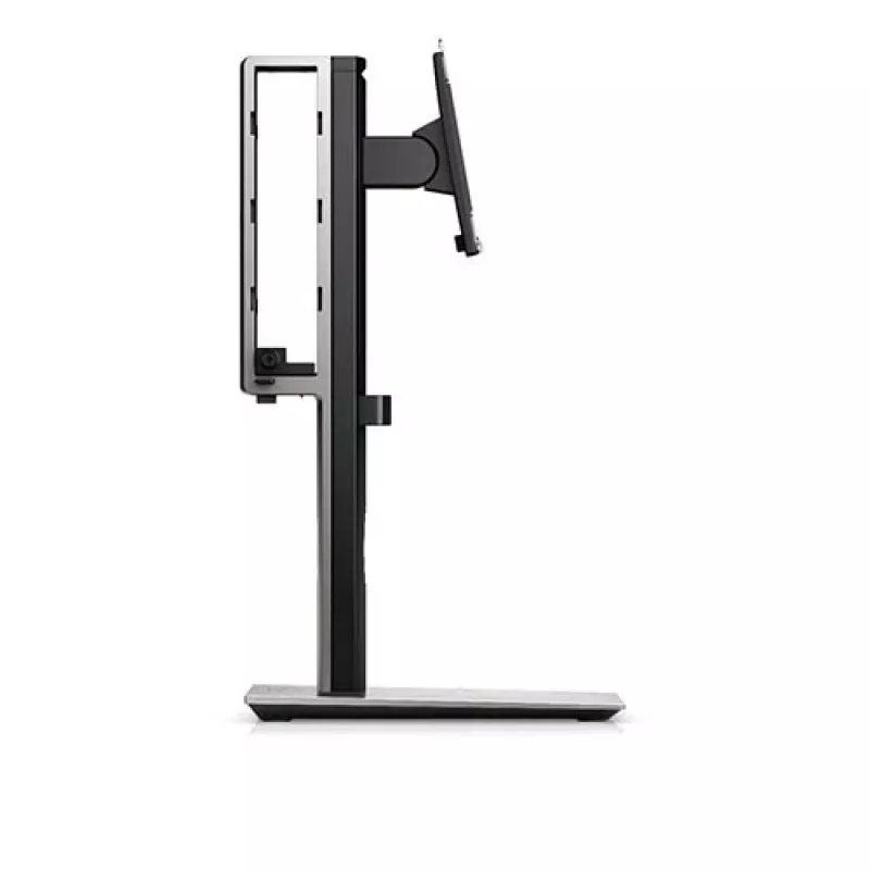 Dell MFS18 Soporte Micro Form Factor All-in-One, 19-27 pulgadas, regulable en altura, negro/plata