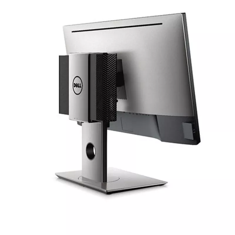 Dell MFS18 Soporte Micro Form Factor All-in-One, 19-27 pulgadas, regulable en altura, negro/plata