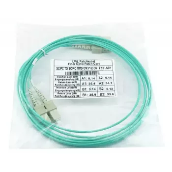 Cable de fibra óptica InfiniBand BlueOptics SFP3232EU10MK 10 m SC aqua