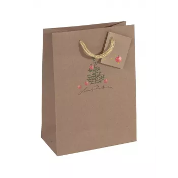 Bolsa de regalo Sigel GT041 marrón 170x90x230 mm
