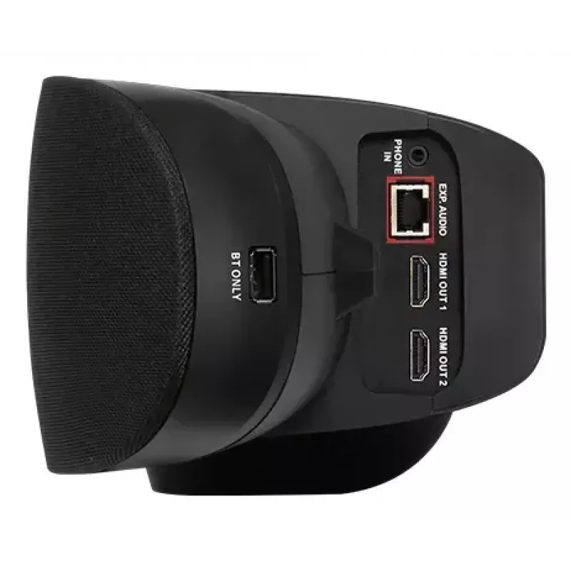 Cámara USB AVerMedia VB370A 8 MP 4K — Exmor CMOS, 3840×2160 @30fps, campo de visión de 92°, zoom digital 4x, gran angular, negro, montaje en soporte