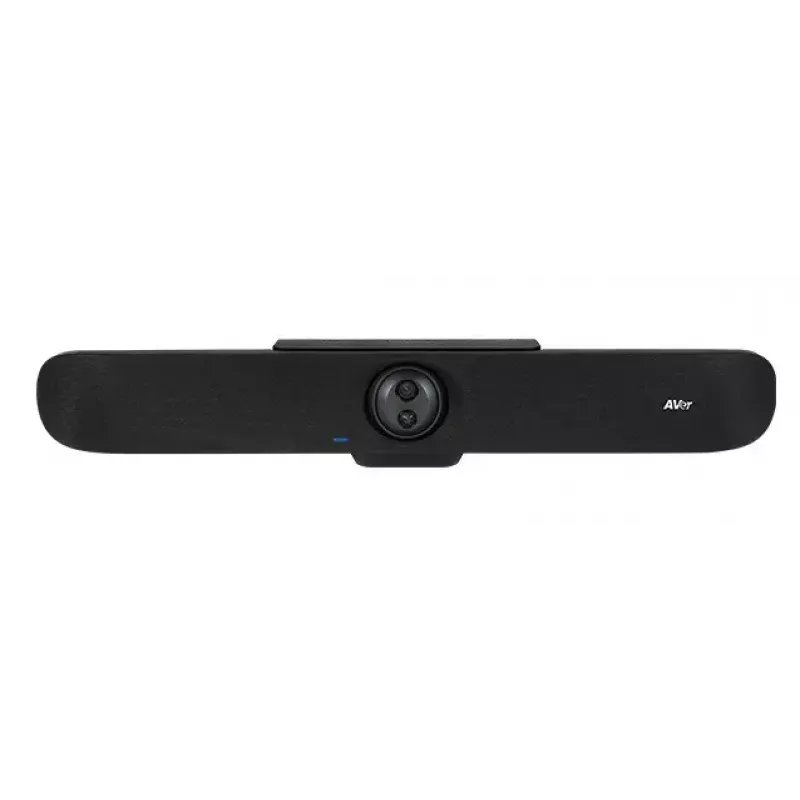 Cámara USB AVerMedia VB370A 8 MP 4K — Exmor CMOS, 3840×2160 @30fps, campo de visión de 92°, zoom digital 4x, gran angular, negro, montaje en soporte