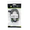 Cable HDMI Techly 0,5 m High-Speed con Ethernet A/A M/M negro ICOC HDMI-4-005