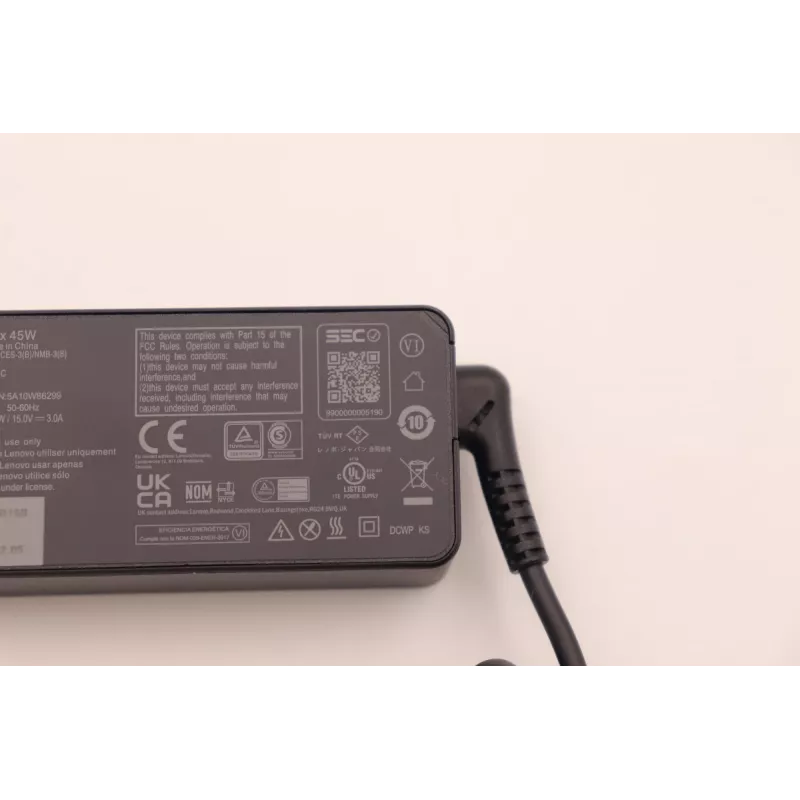 Lenovo 5A10W86299 adaptador de corriente interior 45 W negro