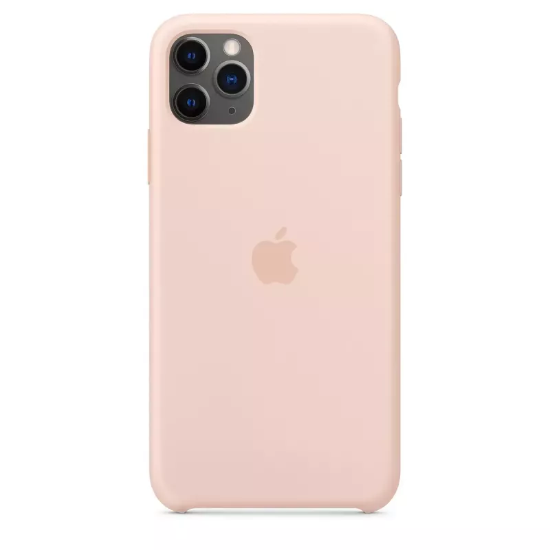 Funda Apple iPhone 11 Pro Max Funda de silicona Rosa Arena