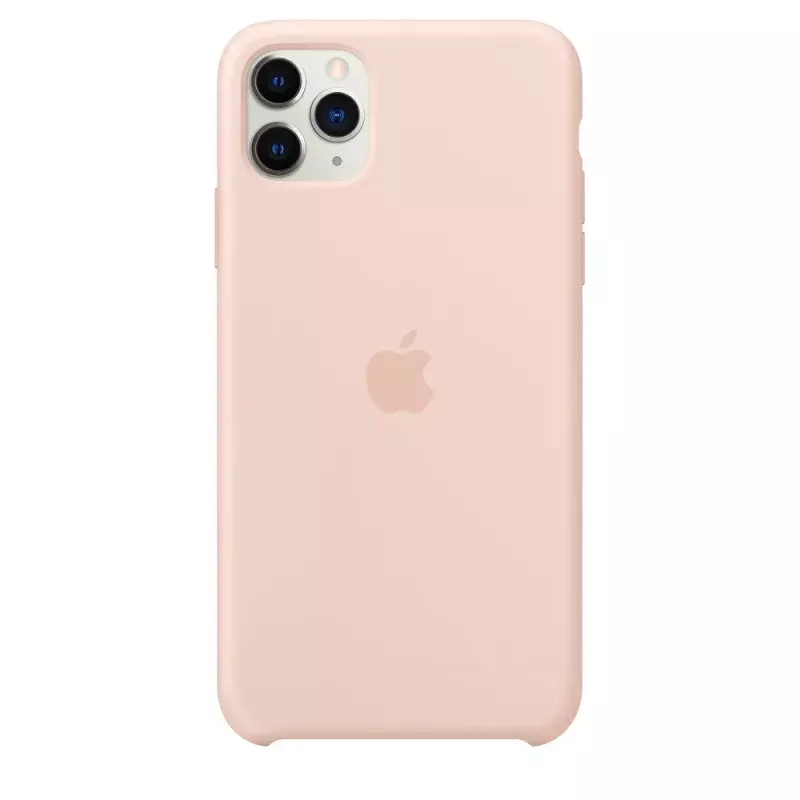 Funda Apple iPhone 11 Pro Max Funda de silicona Rosa Arena