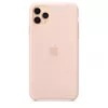 Funda Apple iPhone 11 Pro Max Funda de silicona Rosa Arena