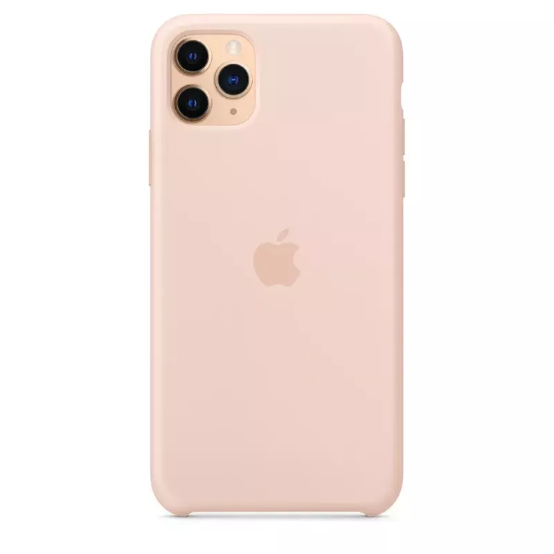 Funda Apple iPhone 11 Pro Max Funda de silicona Rosa Arena