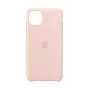 Funda Apple iPhone 11 Pro Max Funda de silicona Rosa Arena
