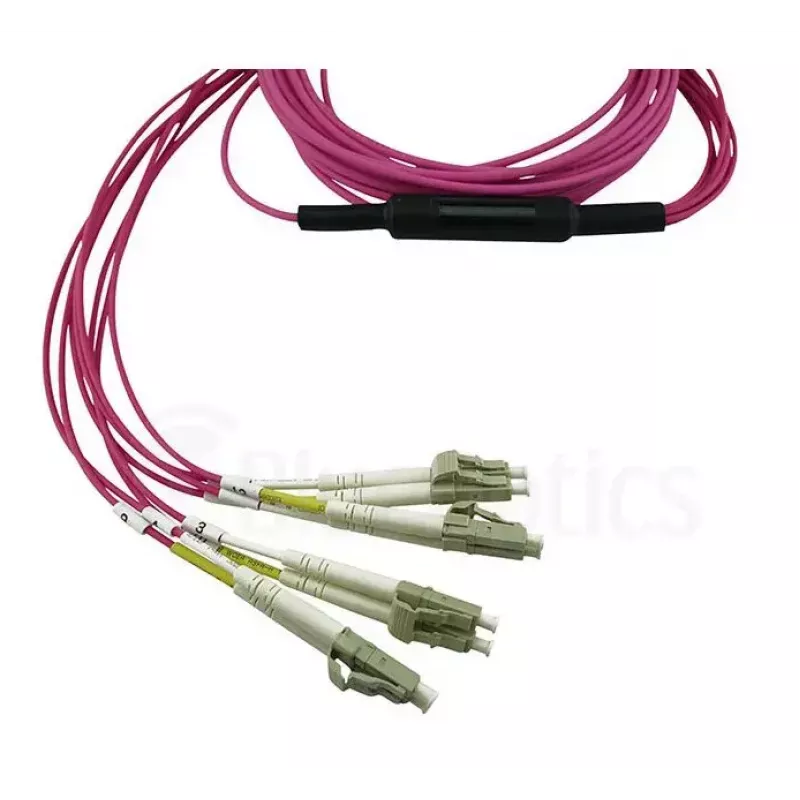 BlueOptics CBL-MPO12-4LC-OM4-3M-BO Cable de fibra óptica InfiniBand 4x LC MPO 3m