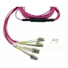 BlueOptics CBL-MPO12-4LC-OM4-3M-BO Cable de fibra óptica InfiniBand 4x LC MPO 3m