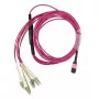 BlueOptics CBL-MPO12-4LC-OM4-3M-BO Cable de fibra óptica InfiniBand 4x LC MPO 3m