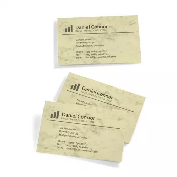 Tarjetas de visita Sigel DP744 láser/tinta beige 100 uds.