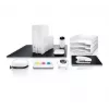 Funda de escritorio Sigel eyestyle piel negra blanca