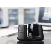 tesa Easy Cut Compact Dispensador de sobremesa 53827, negro, con película