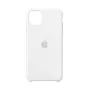 Funda de silicona para Apple iPhone 11 Pro Max — silicona, blanco, compatible con 6,5 pulgadas