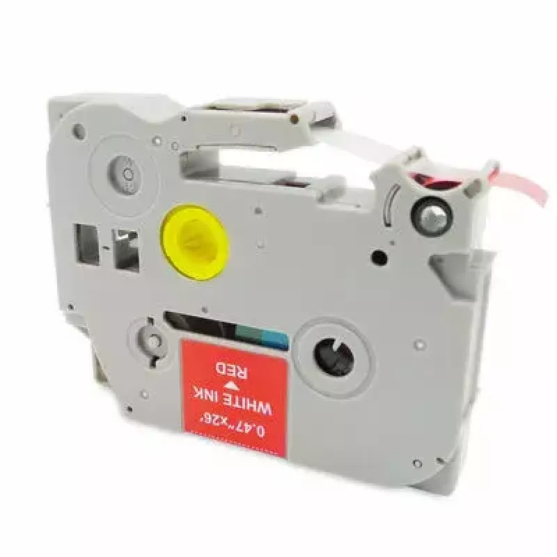 Cinta para impresora MediaRange MRBTZ435 blanca 1,2 cm x 8 m