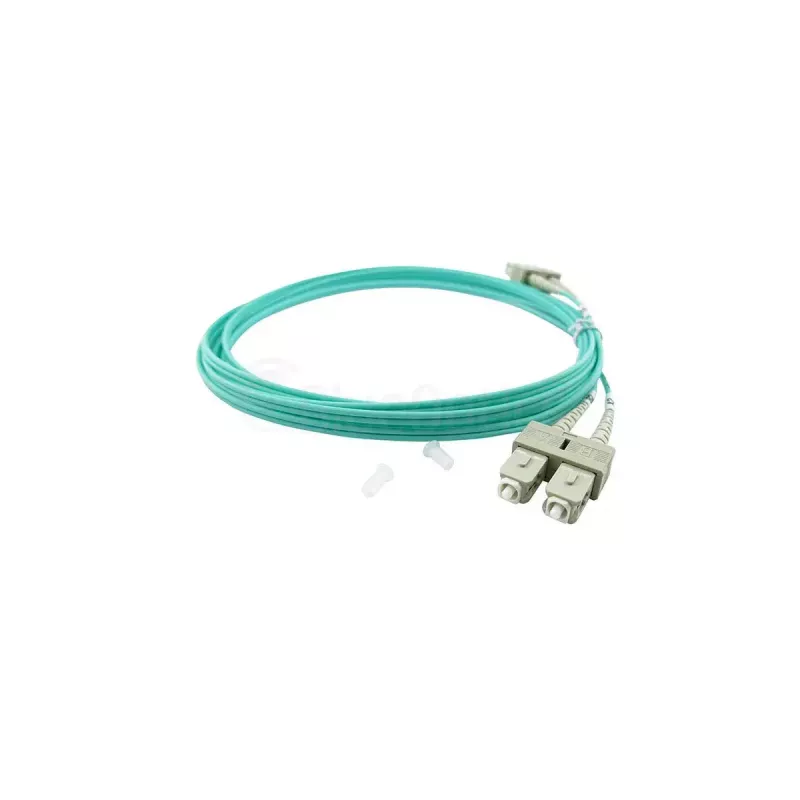 BlueOptics 575702K512000001M-BO Cable de conexión de fibra óptica dúplex (compatible con Corning), SC-UPC/SC-UPC, multimodo OM3 50/125 µm, 1 m