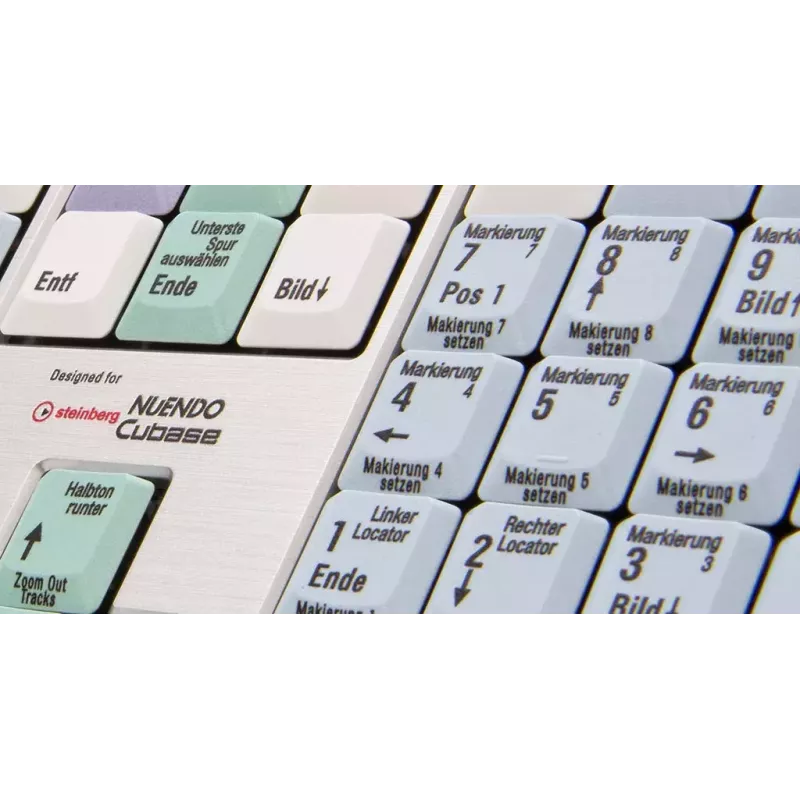 Teclado Logickeyboard LKB-CBASE-AJPU-DE Office USB QWERTZ alemán multicolor